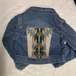 Kids punchy cowgirl Pendleton Jean jacket